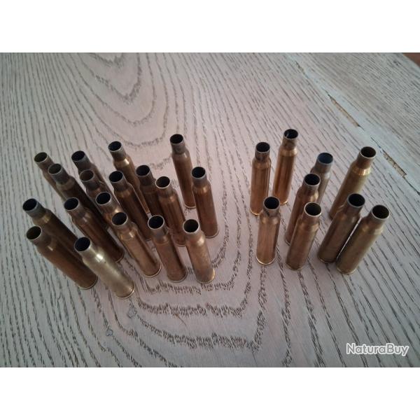 Lot Divers Douilles �tuis vides 7x65r et 7x64
