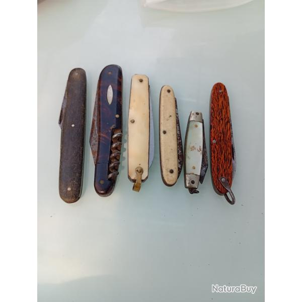 Lot couteaux anciens