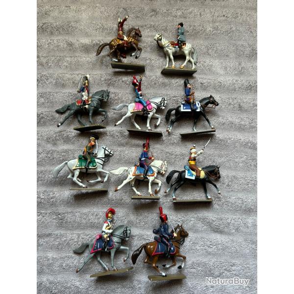Lot de soldats de plombs cavaliers Starlux - Napol�on 1er Empire