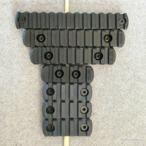 LOT DE 7 RAIL PICATINNY M-Lok