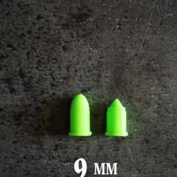 Douille amortisseur, calibre 9mm Flobert &agrave; balle, lot de 3