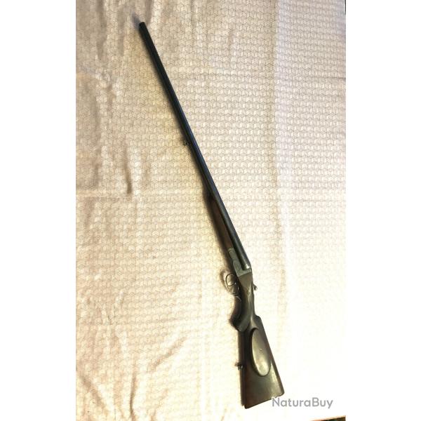 FUSIL DE CHASSE ALLEMAND F.W. KESSLER CALIBRE 16/65, canons juxtapos�s.