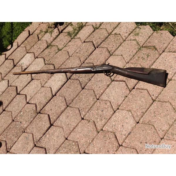Fusil poudre noir 1840-1850