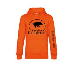 Sweat Sanglier Unlimited Orange