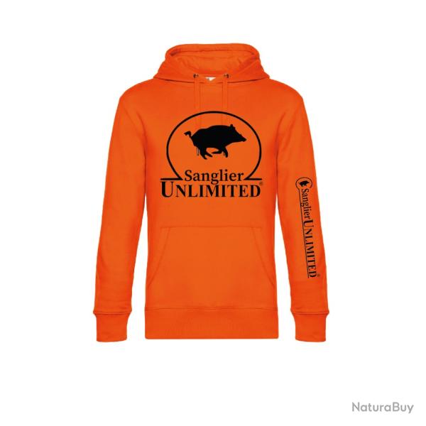 Sweat Sanglier Unlimited Orange