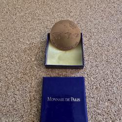 Medaille de bronze des jeux paralympiques d'hiver/ Albertville 1992.