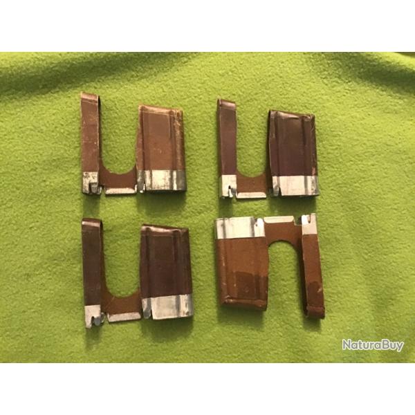 LOT DES 4 CLIPS LAME CHARGEUR POUR K31 K11