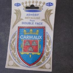 blason ville de carmaux /adhesif metalisse