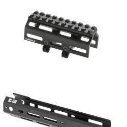 Garde-main AK47 CLAWGEAR Medium Slick M-LOCK + gaz Tube Cover avec rail Picatinny