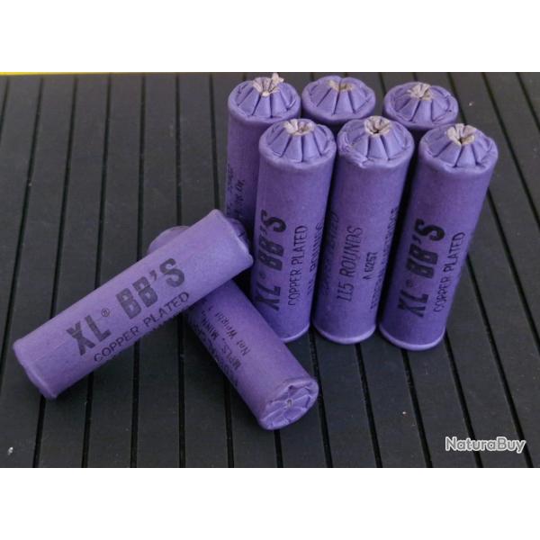 Lot de 8 tubes vintage Federal XL BB's Copper Plated