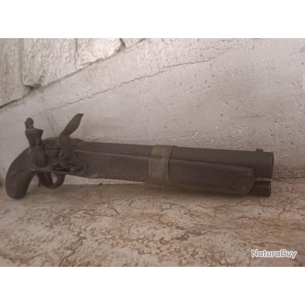 Pistolet a silex de traite italienne sortie de grenier