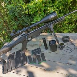 Carabine &agrave; verrou Citadel TRAKR 22Lr + bipeds + RDS sapl N2 + 6 chargeurs + lunette 6-24x50 Cvlife