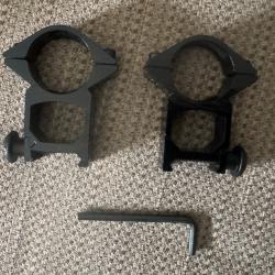 Collier de Montage Lunette Rail 20 mm ( la paire )