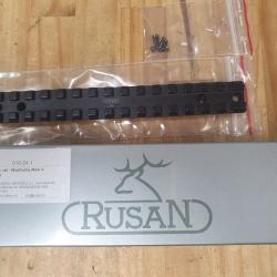rail PICATINNY en acier RUSAN pour carabine WEATHERBY mod&egrave;le MK V