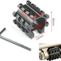 Super promotion !!!  Adaptateur rail de 21 mm  pour fusil &agrave; pompe ou fusil de chasse !!!!!