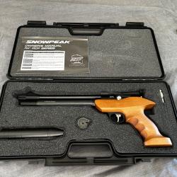 Snowpeak PP800R pcp cal 5.5 plombs 12J &Eacute;tat neuf. Complet avec mallette Dan Wesson