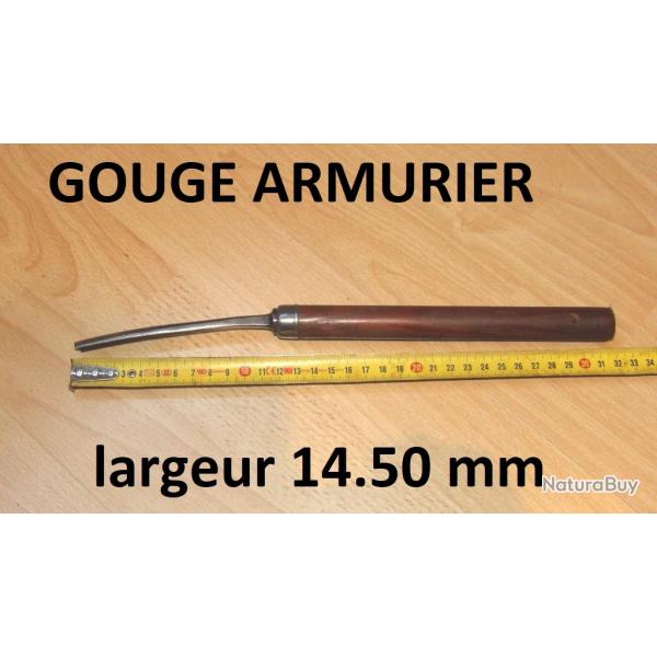 GOUGE ARMURIER de marque SCHARWAECHTER largeur 14.50 mm- VENDU PAR JEPERCUTE (D23B1129)