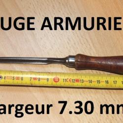 GOUGE ARMURIER largeur 7.30 mm - VENDU PAR JEPERCUTE (D23B1131)