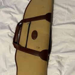 Fourreau carabine country sellerie cuir et toile