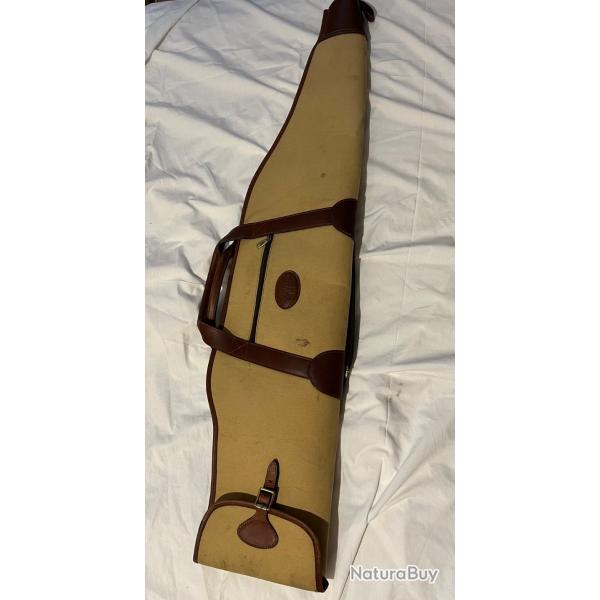 Fourreau carabine country sellerie cuir et toile