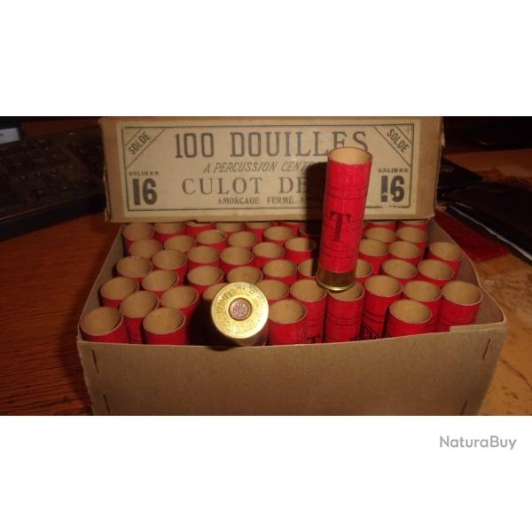 Douilles Cal 16 en carton amorc� (lot n�13)