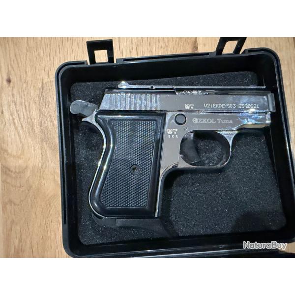Pistolet TUNA Chrome 8mm PAK