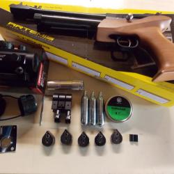 Pistolet ARTEMIS CP1M CO2 , 4,5 mm , Plomb , + Accessoires en Tr&egrave;s Bon Etat .