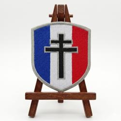 Patch tissus France Libre WW2  75 X 65 mm