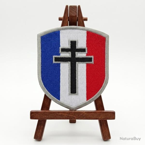 Patch tissus France Libre WW2  75 X 65 mm