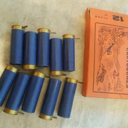 Belle boite cartouches a broche chevrotinne cal 12