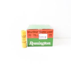 50 Cartouches Remington Shurshot numero 8  Cal. 20