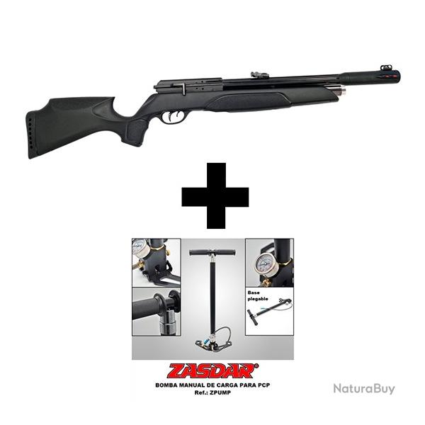 PACK-3 Nouvelle carabine PCP GAMO ARROW SLT (LEVIER LAT�RAL) Cal. 5,5 mm,  + (KIT Puissance)