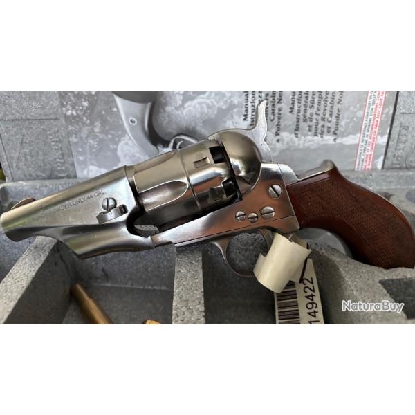 Revolver � Poudre Noire Pietta 1862 Pocket Police Acier Old Silver "CPPSNBOS44MTLC" cal.44