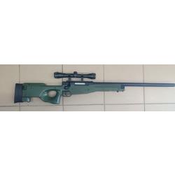 R&eacute;plique fusil sniper mauser SR OD green (inspir&eacute; du SR98) + lunette 4x32 m&eacute;tal