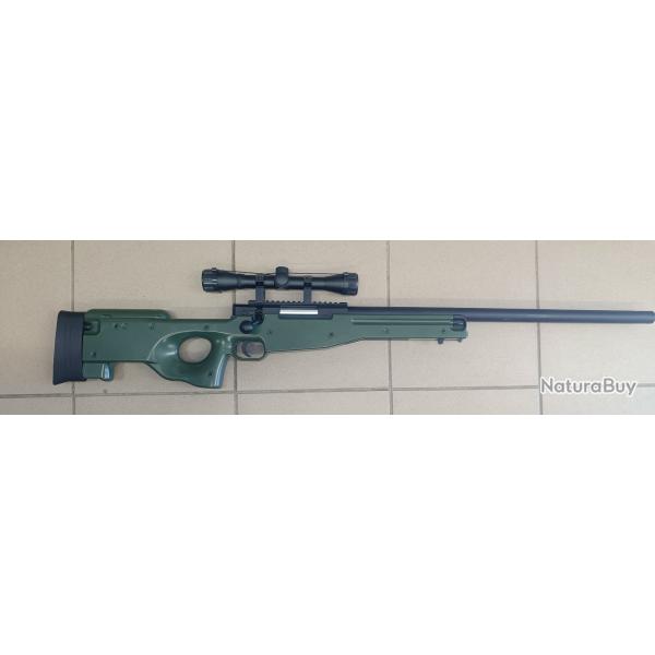 R�plique fusil sniper mauser SR OD green (inspir� du SR98) + lunette 4x32 m�tal