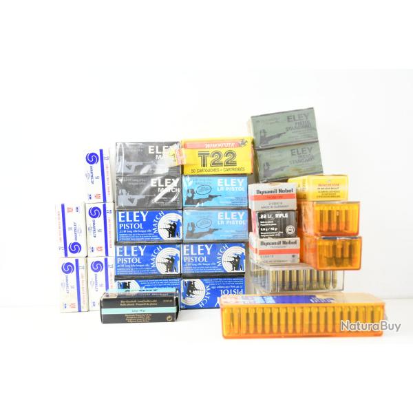 5,2 kg de balles calibre 22lr