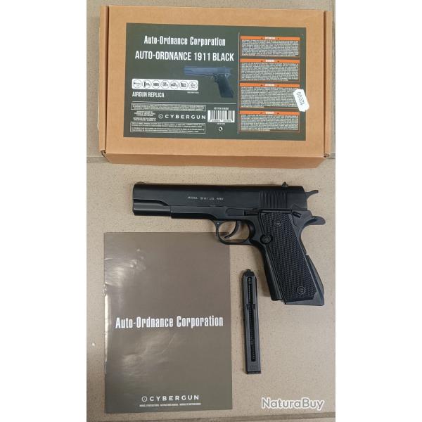 pistolet colt 1911 4.5mm tout m�tal NBB CO2 � r�parer (fuite) cybergun