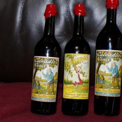 LOT de 3 BOUTEILLES de CALVADOS BIO