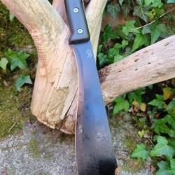Machette Couteau Parang Lame Acier 3Cr13 Manche ABS Gris Tactical Survivalisme Spetsnaz SANS ETUI