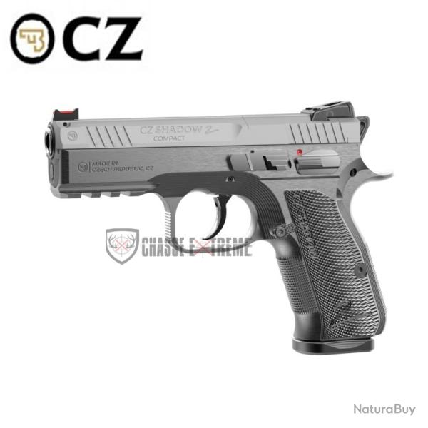 Pistolet CZ Shadow 2 Compact Industrial Silver Cal 9�19