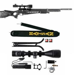 VF* Carabine PCP Hatsan BT65 SB Elite Cal. 5,5mm + Lunette + Bipod + Lampe + Sangle