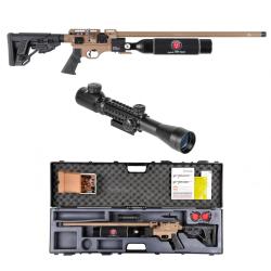 VF* Carabine PCP Hatsan Factor FDE Cal. 5,5mm + Lunette 3-9x40 IL