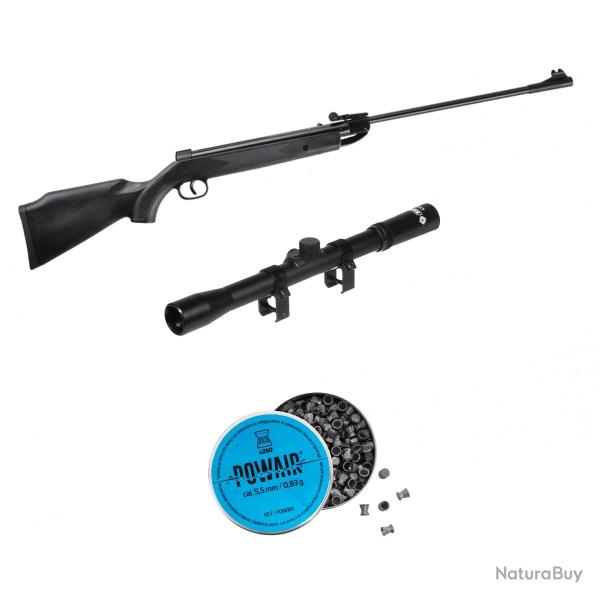 VF* Carabine � plombs Razor Gun B2 Cal. 5,5 mm + Lunette 4x20 + Plombs