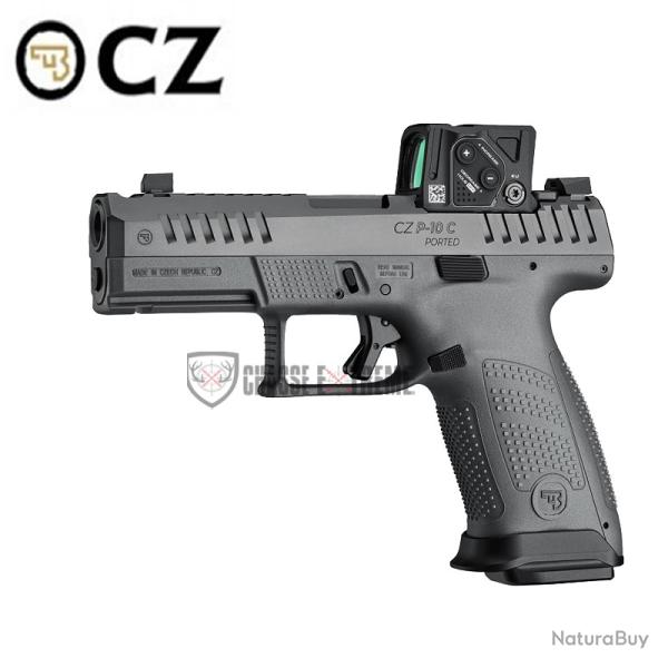 Pistolet CZ P-10C Or Ported Coa Cal 9�19 Noir