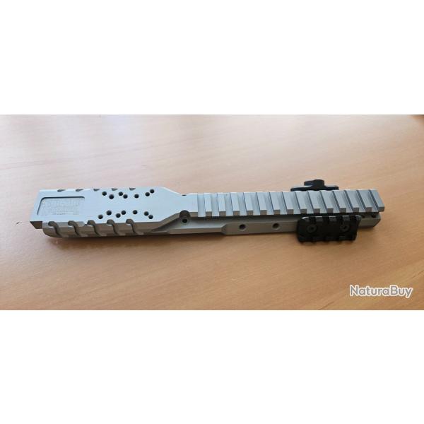 Rail m�tal "Samson Hannibal" pour Ruger MINI-14 & Thirty gris - 1� sans prix de r�serve !!