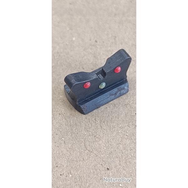 cran de mire - oeilleton fibre optique pour carabine de tir / chasse (017)