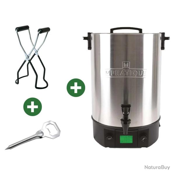 Kit st�rilisateur + pince + ouvre bocal pour conserves maison