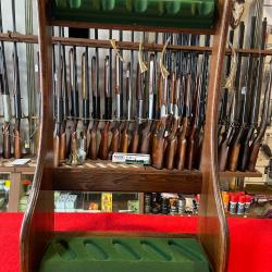 PR&Eacute;SENTOIR BOIS MASSIF, R&Acirc;TELIER POUR 5 ARMES