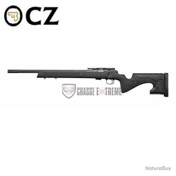 Carabine CZ 457 LRP Noir Gaucher 20" Cal 22Lr