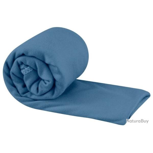 Serviette microfibre sea to summit pocket towel l 60x120 bleue